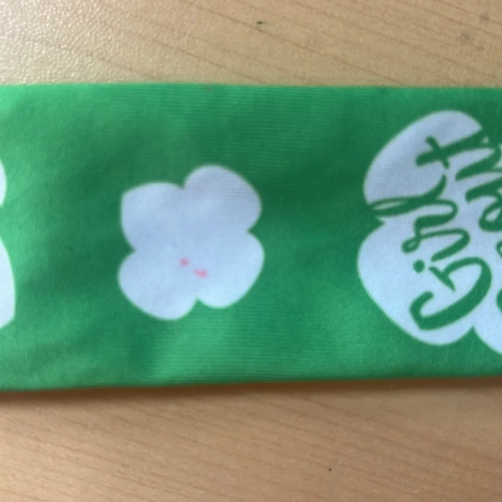Girl Scouts green ribbon hair bow lot
